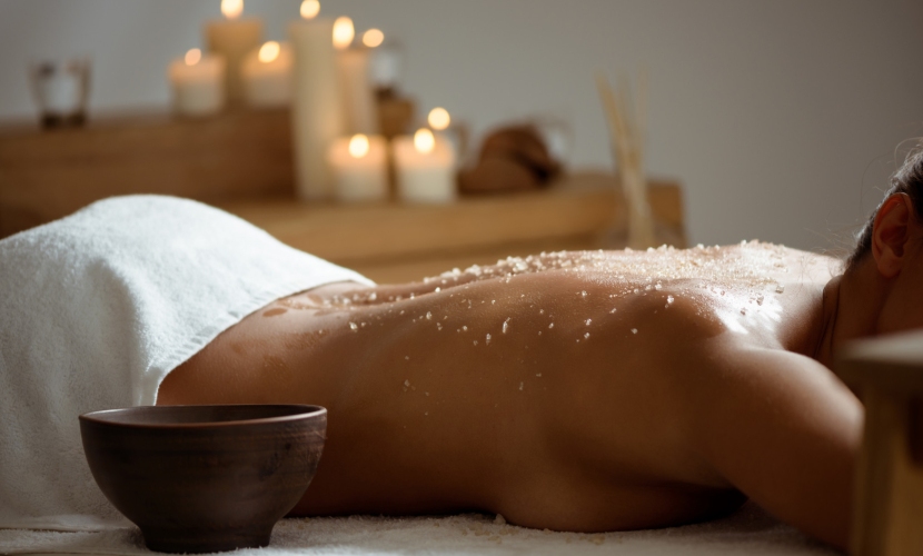 body scrub and massage